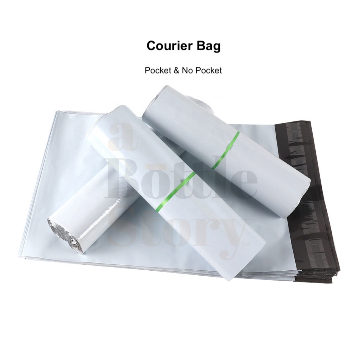 Flyer Courier Bag (With Pocket) - A Bottle Story