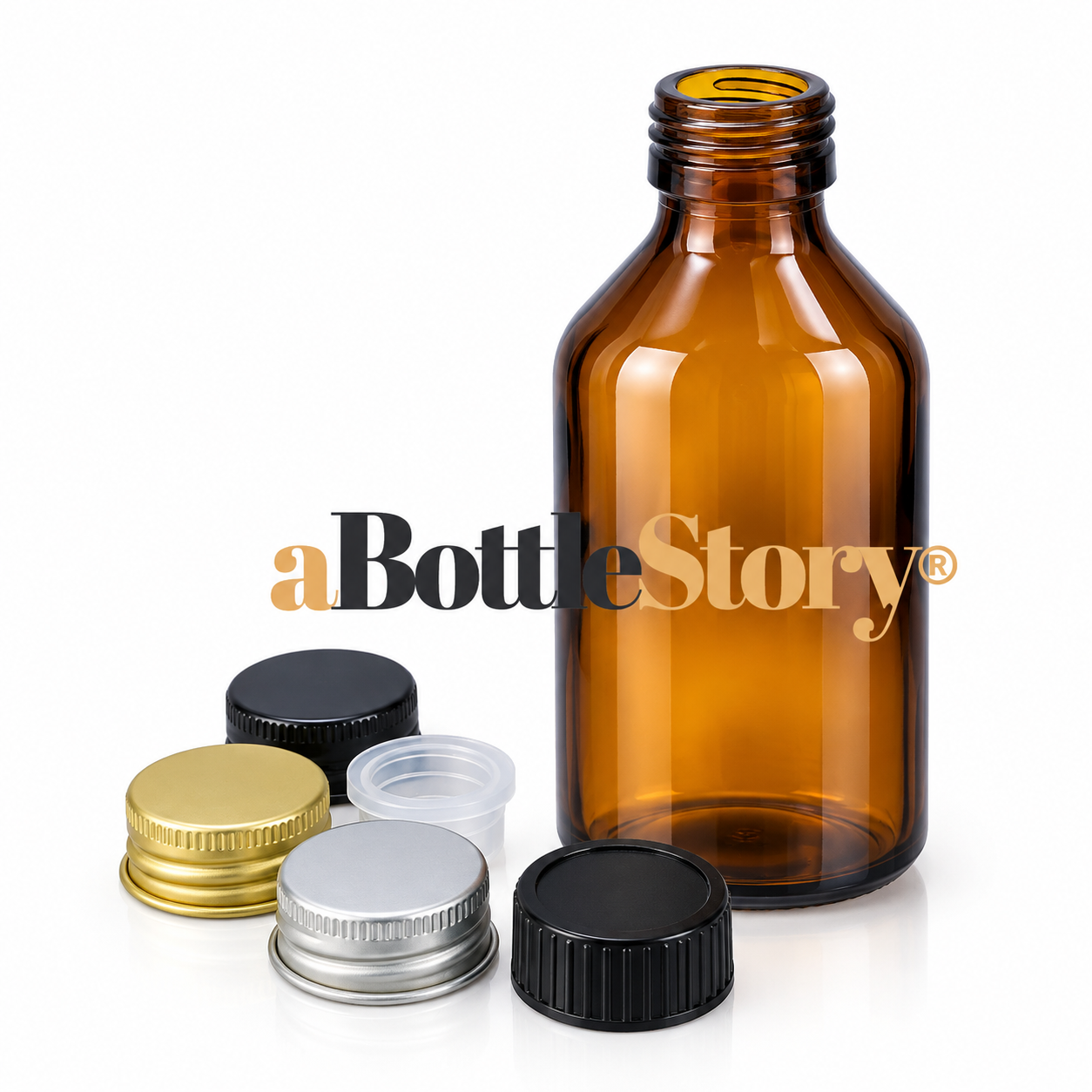Amber Bottle Story Product Shot