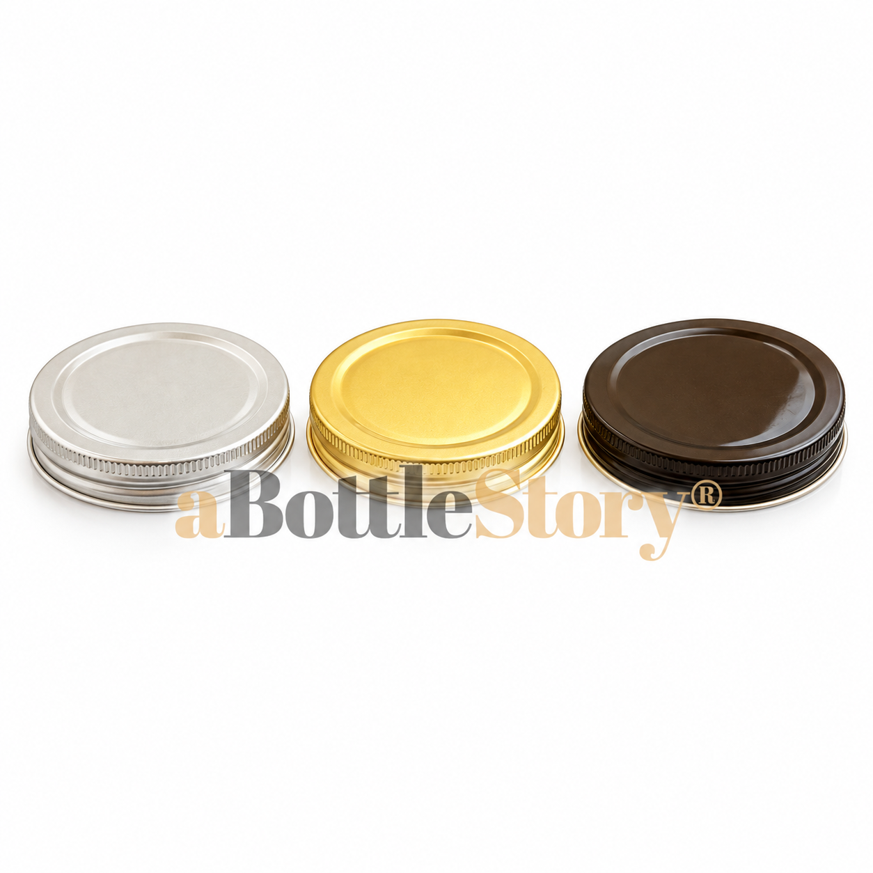 Elegant Gold-Capped Glass Jar