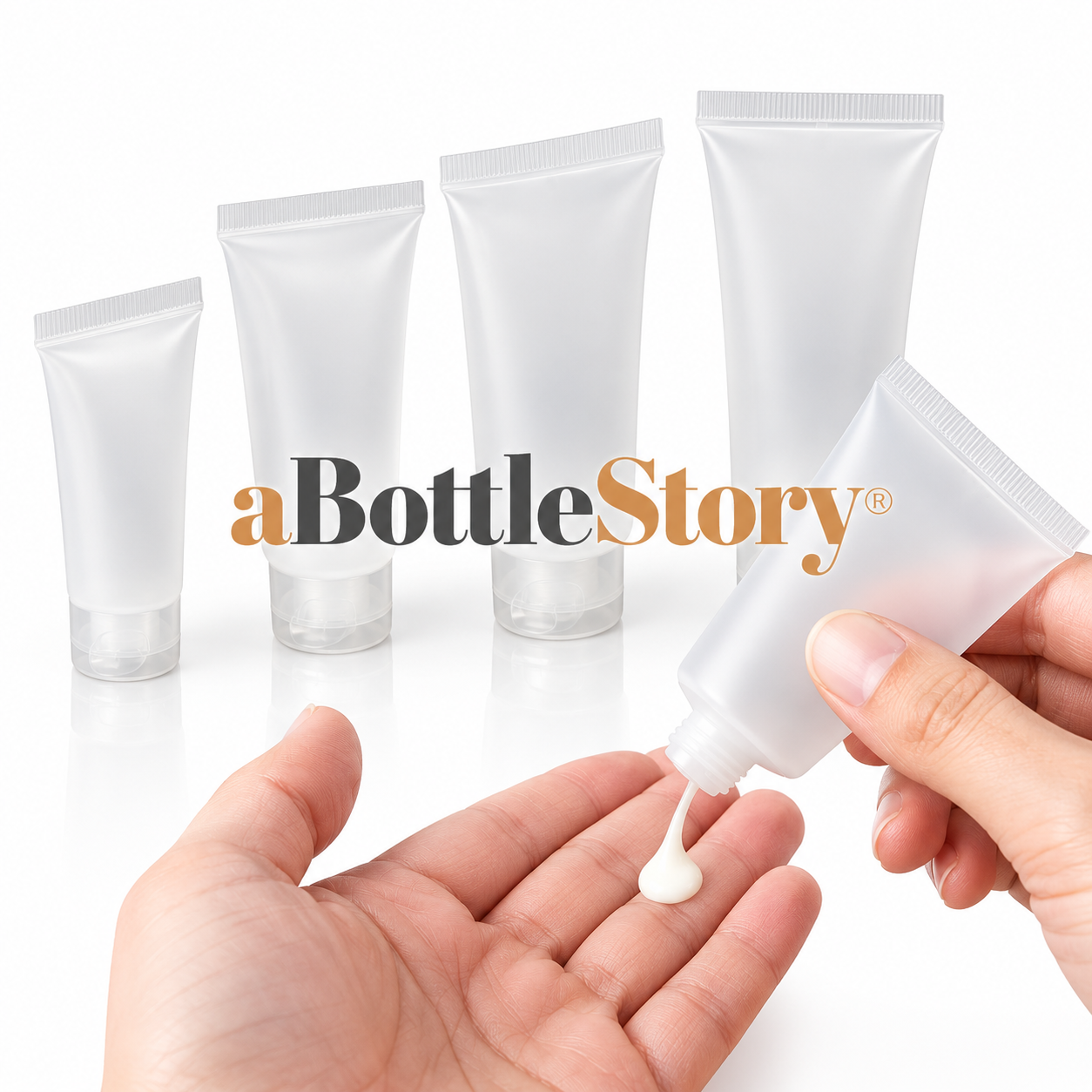 Frosted Tubes with aBottleStory Branding